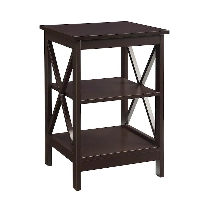 Table d'appoint avec étagères