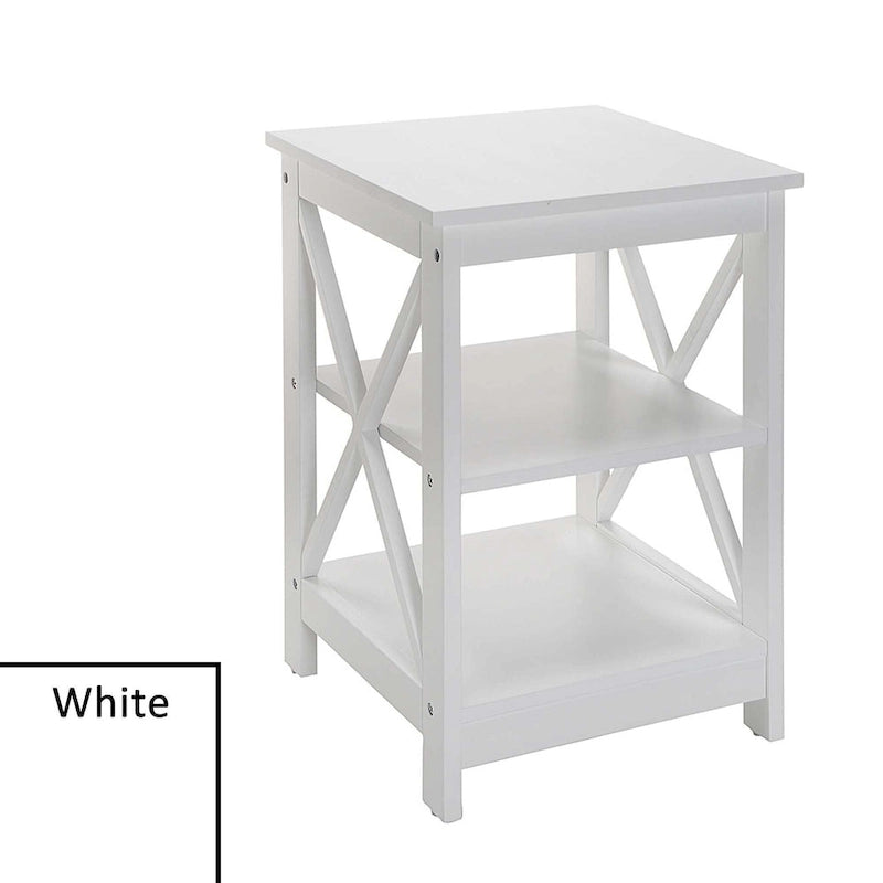 Table d'appoint avec étagères