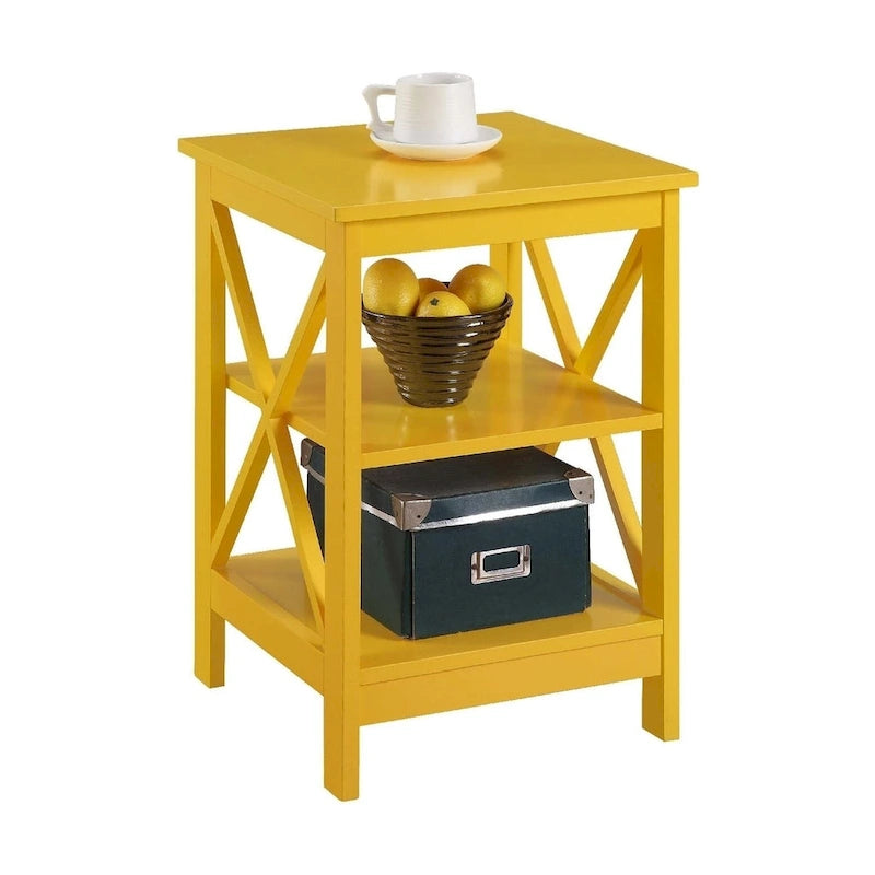 Table d'appoint avec étagères