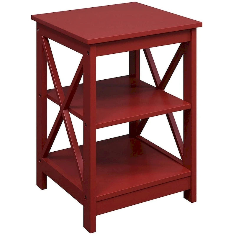 Table d'appoint avec étagères
