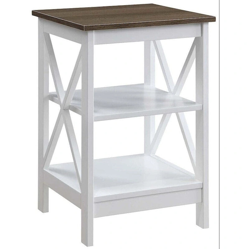 Table d'appoint avec étagères