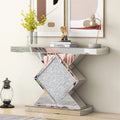 Console moderne avec incrustation de diamants concassés
