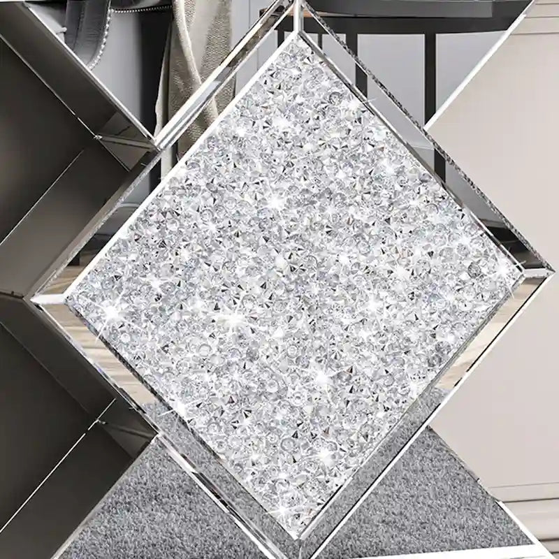 Console moderne avec incrustation de diamants concassés