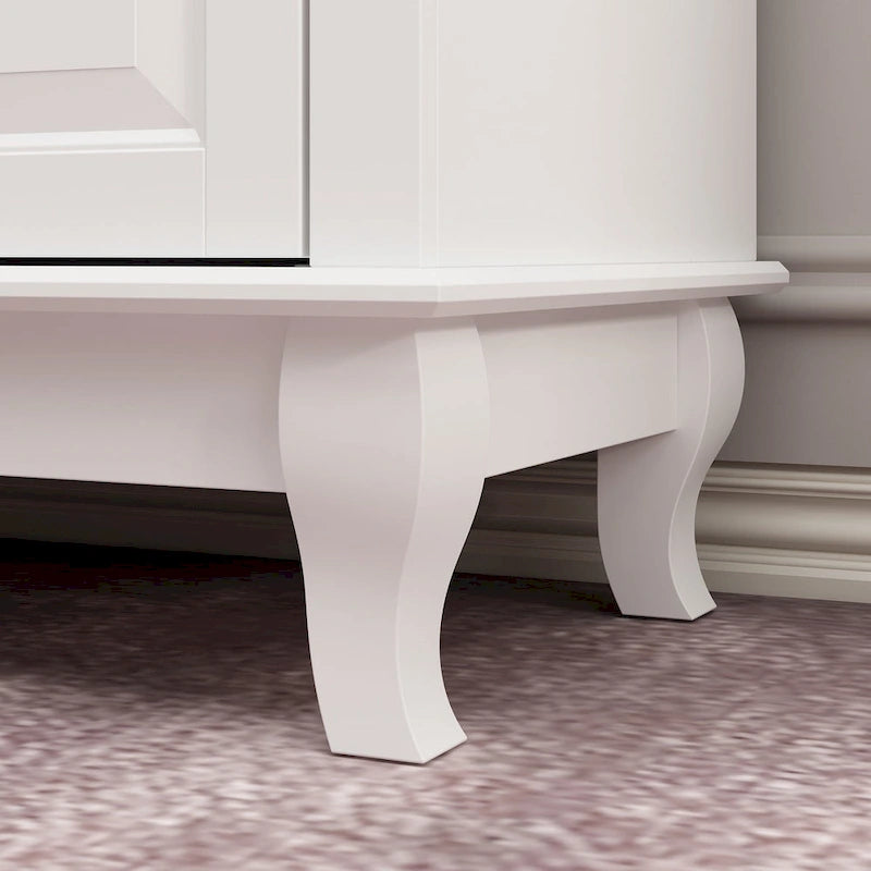 Commode à 9 tiroirs de 139,95 cm de large : Meuble de rangement spacieux au design épuré, laqué