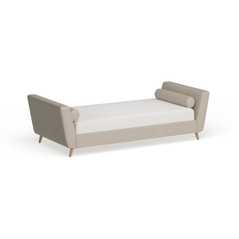 Lit de repos en tissu de lin
