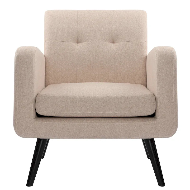 Fauteuil d'appoint moderne en tissu style milieu de siècle