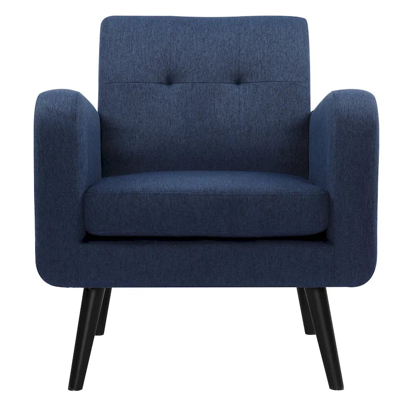 Fauteuil d'appoint moderne en tissu style milieu de siècle