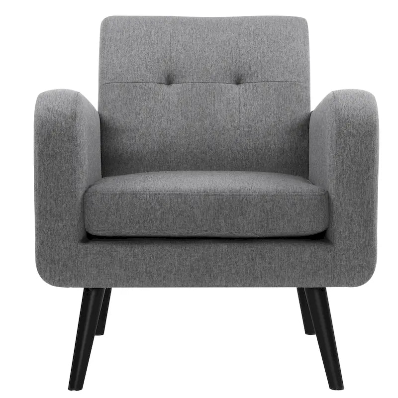 Fauteuil d'appoint moderne en tissu style milieu de siècle