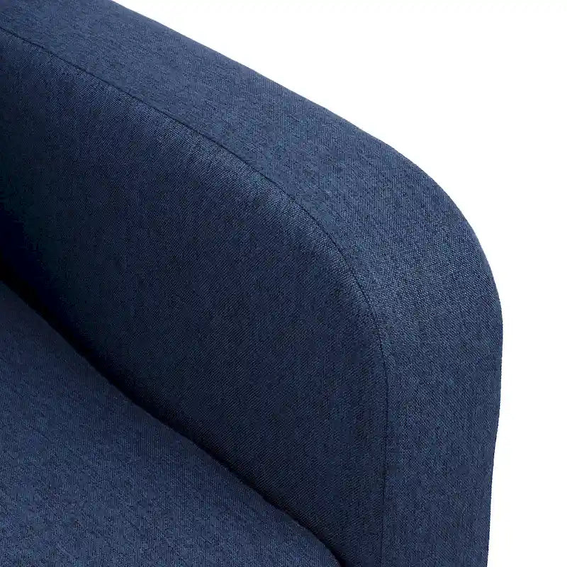 Fauteuil d'appoint moderne en tissu style milieu de siècle