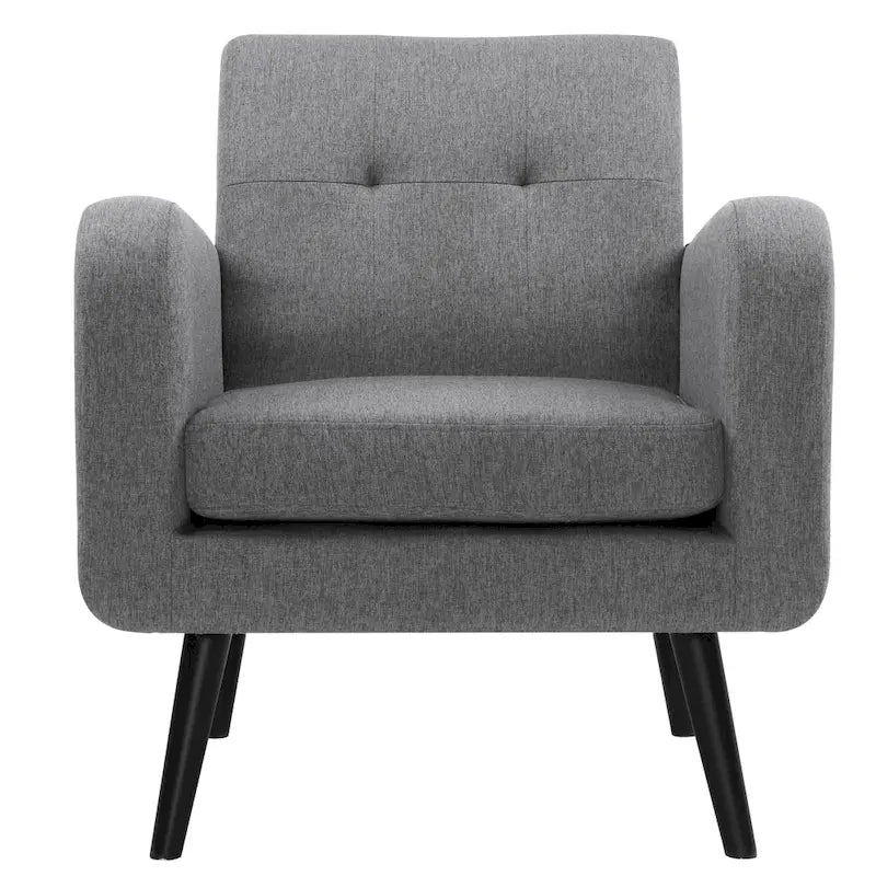 Fauteuil d'appoint moderne en tissu style milieu de siècle
