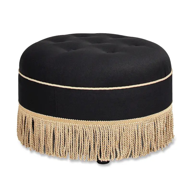 24 poufs ronds d'appoint rembourrés