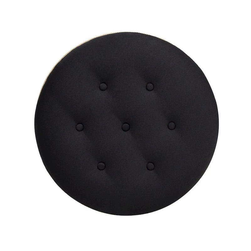 24 poufs ronds d'appoint rembourrés