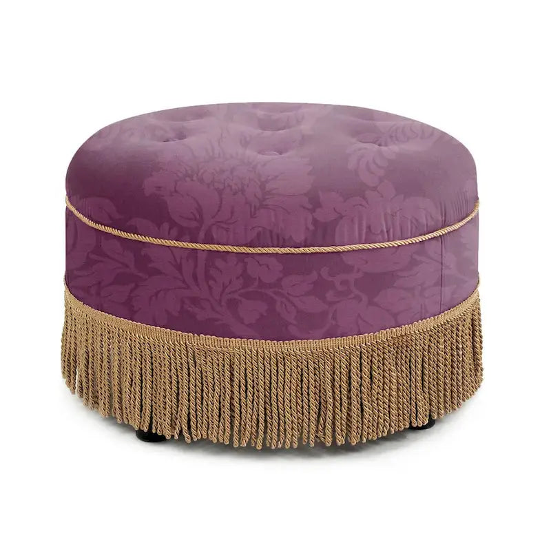 24 poufs ronds d'appoint rembourrés