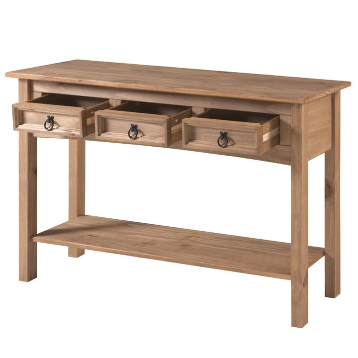 Tiroirs de console en bois