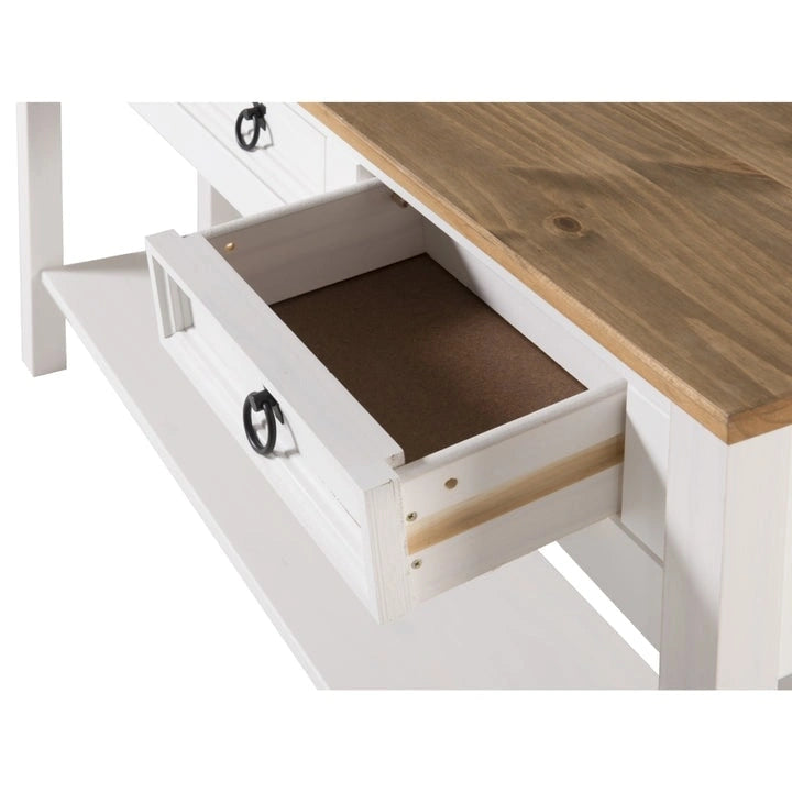 Tiroirs de console en bois
