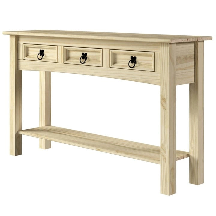 Tiroirs de console en bois