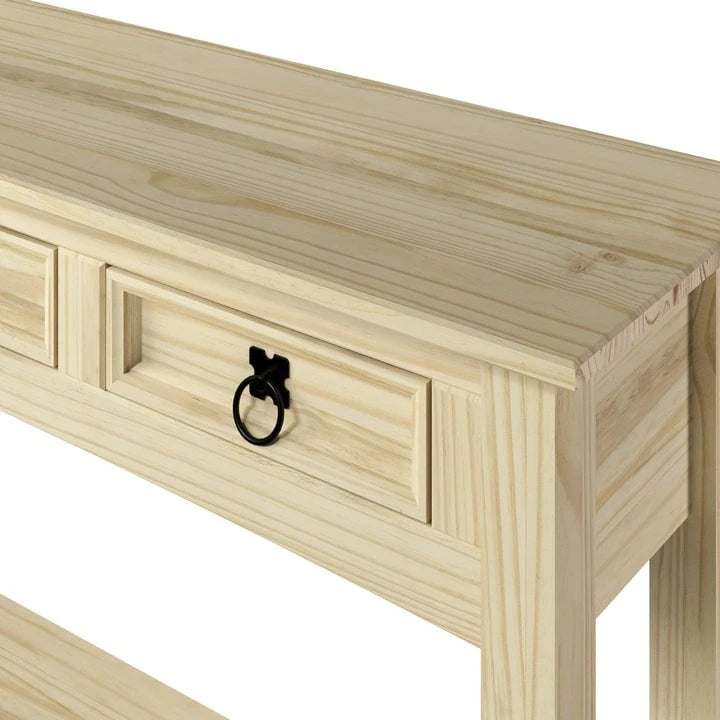 Tiroirs de console en bois