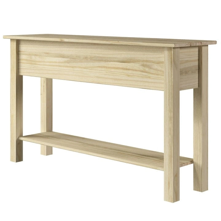 Tiroirs de console en bois