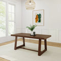 Table de salle à manger classique en bois massif - 72