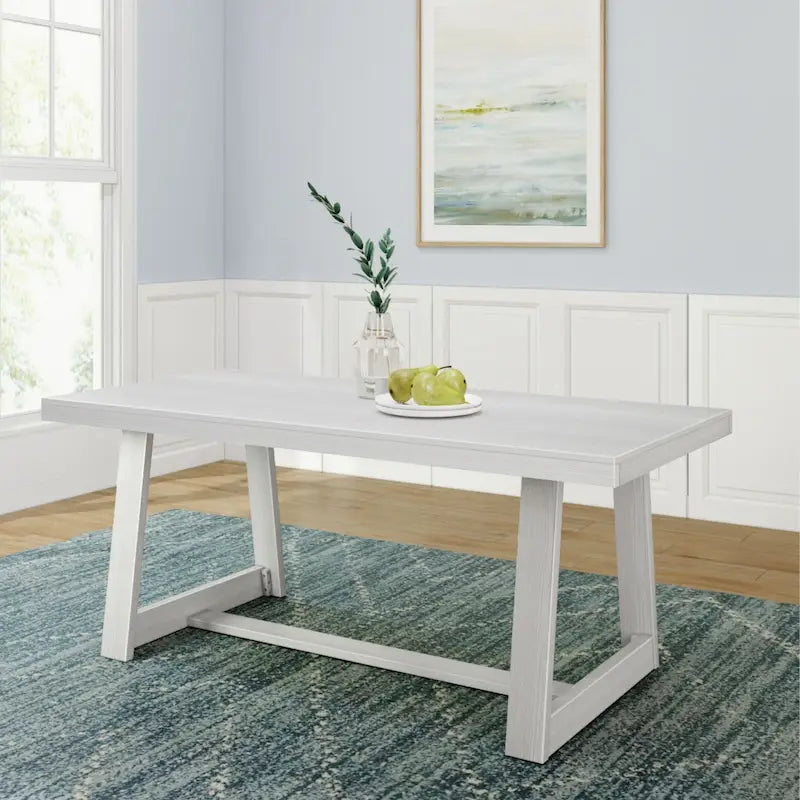 Table de salle à manger classique en bois massif - 72