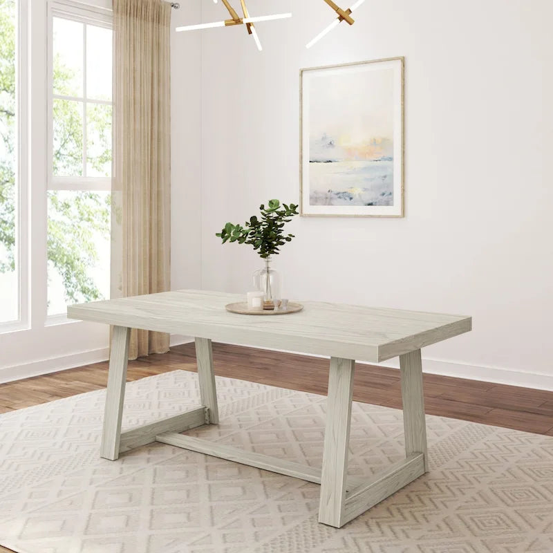 Table de salle à manger classique en bois massif - 72