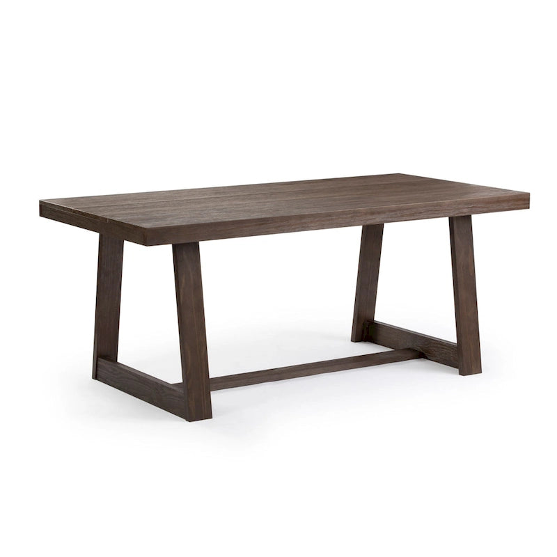 Table de salle à manger classique en bois massif - 72