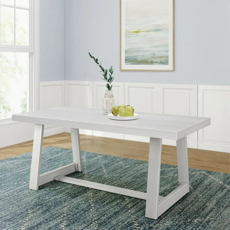 Table de salle à manger classique en bois massif - 72