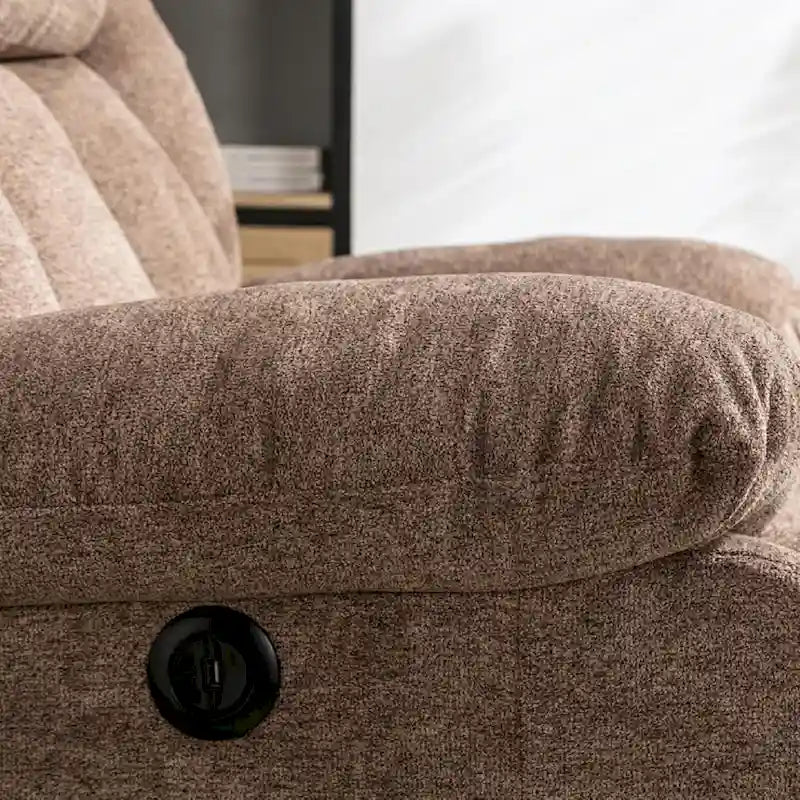 Fauteuil inclinable Rocker manuel surdimensionné Inclinable pivotant à 360° pour le salon