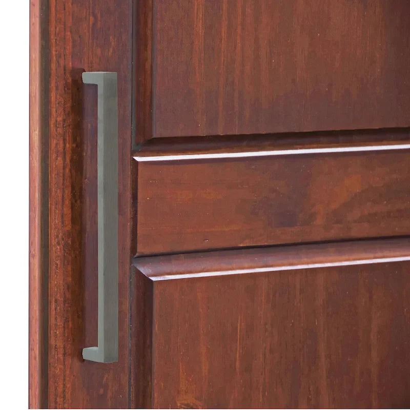 Armoire 3 portes en bois massif avec portes en bois massif ou portes miroir