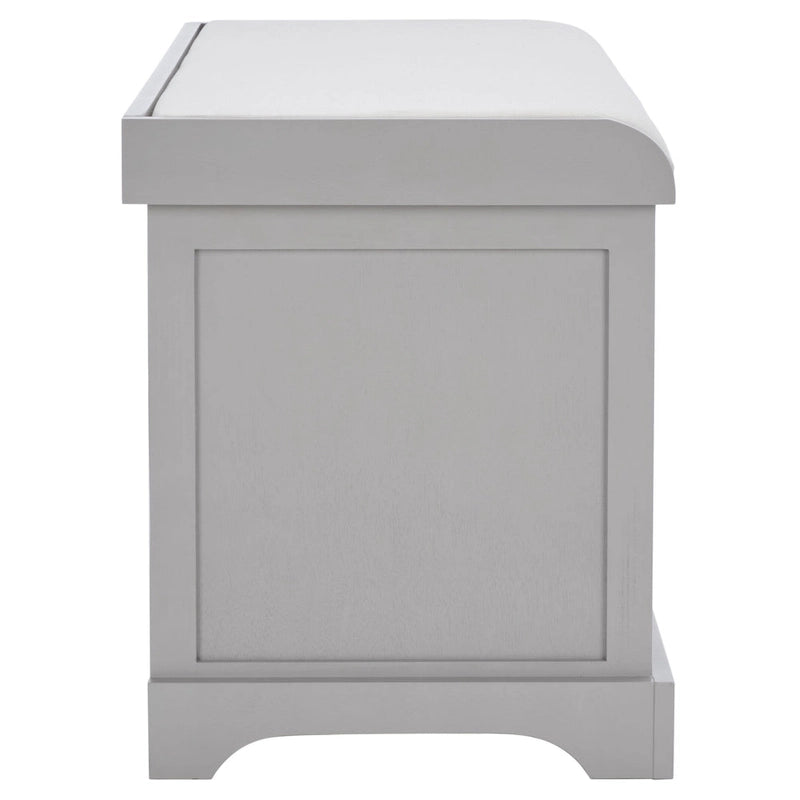 Banc coffre de rangement tissé marron - 33.5 x 16.1 x 19.9 - 34Lx16Px20H
