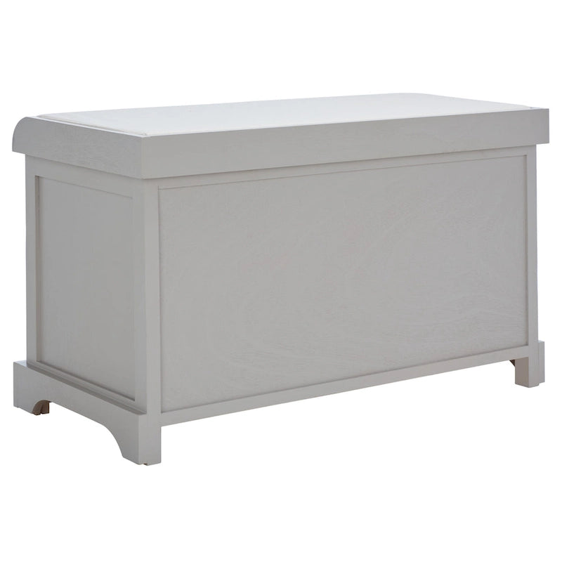 Banc coffre de rangement tissé marron - 33.5 x 16.1 x 19.9 - 34Lx16Px20H