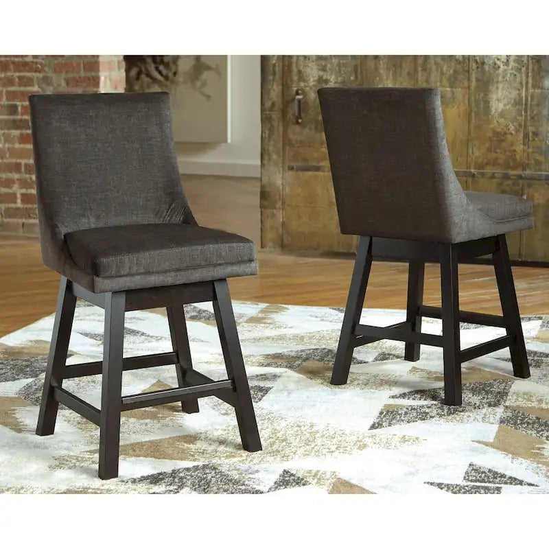 Tabouret rembourré pivotant