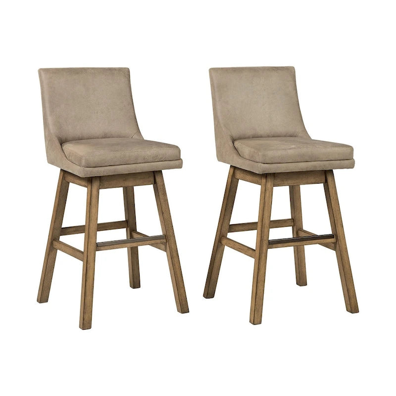 Tabouret rembourré pivotant
