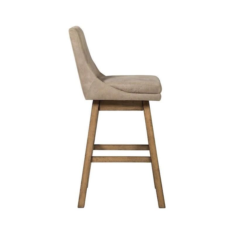 Tabouret rembourré pivotant