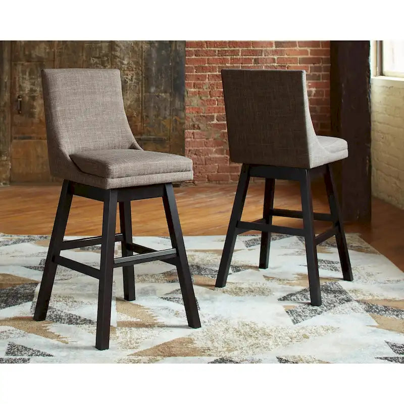 Tabouret rembourré pivotant