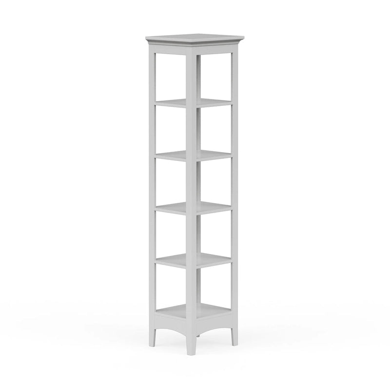 Colonne de rangement à linge autoportante – 13L x 15P x 63H