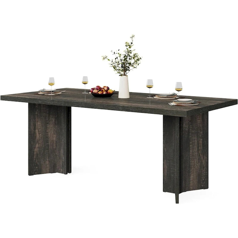 Table de salle à manger de cuisine de 160 cm de long pour salle à manger