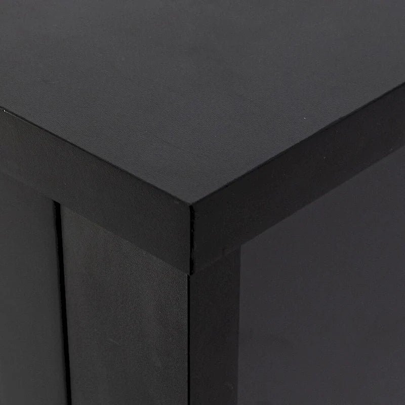 Commode moderne avec cadre en bois massif et poignée coquille rétro