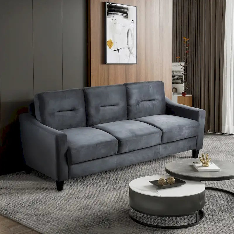 Roomfitters Comfortable Sectional Seater Couch and Sofa Set for Living Room, Bedroom, Office