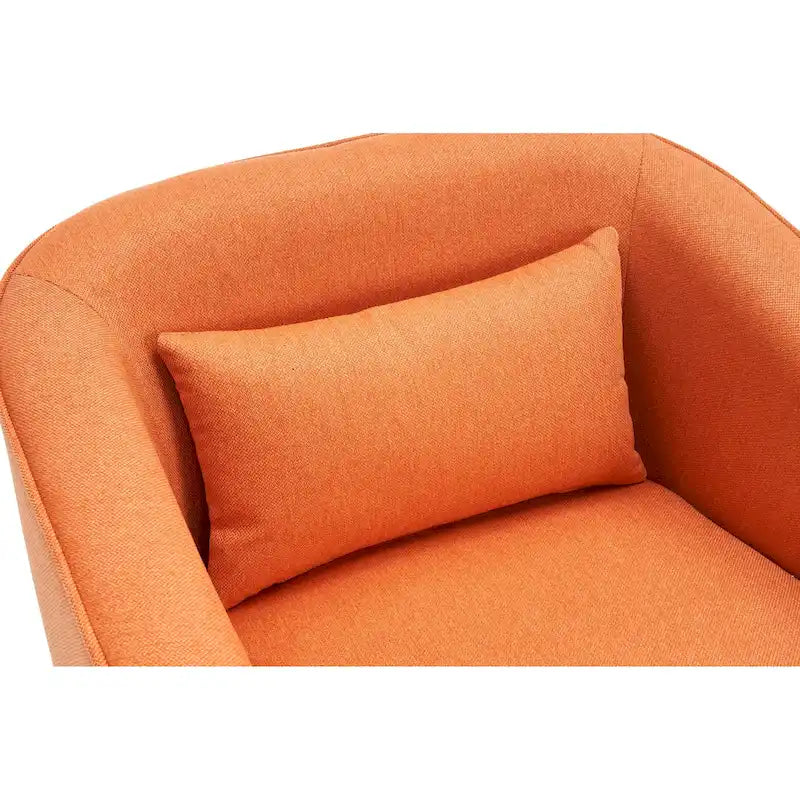 Fauteuil pivotant avec ottoman, Fauteuil d'appoint pivotant pour salon