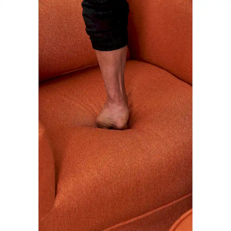 Fauteuil pivotant avec ottoman, Fauteuil d'appoint pivotant pour salon