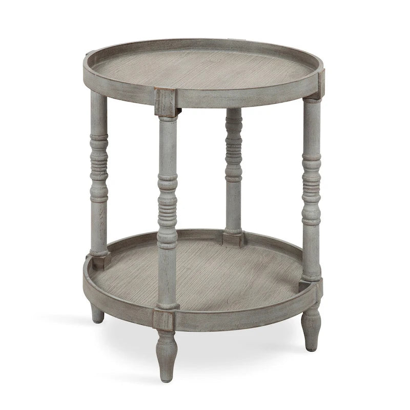 Table d'appoint ronde en bois