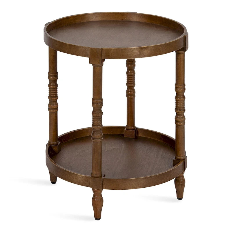 Table d'appoint ronde en bois