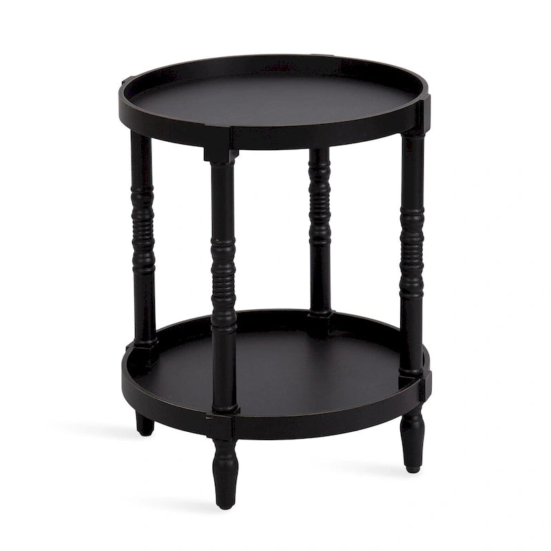 Table d'appoint ronde en bois