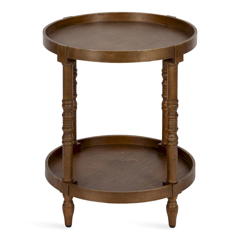 Table d'appoint ronde en bois
