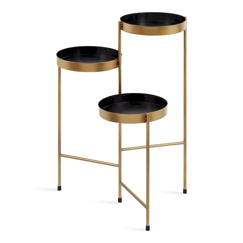 Support à plantes moderne à 3 niveaux - 16x21x30