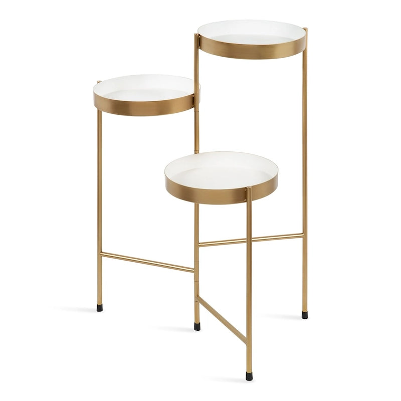 Support à plantes moderne à 3 niveaux - 16x21x30
