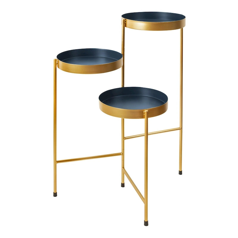 Support à plantes moderne à 3 niveaux - 16x21x30
