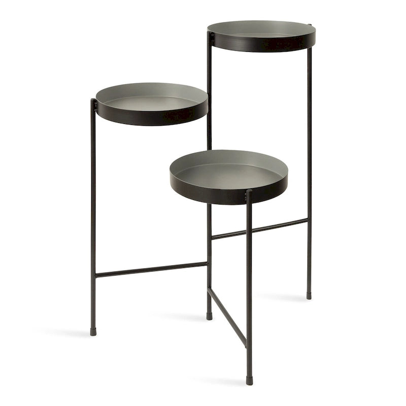 Support à plantes moderne à 3 niveaux - 16x21x30