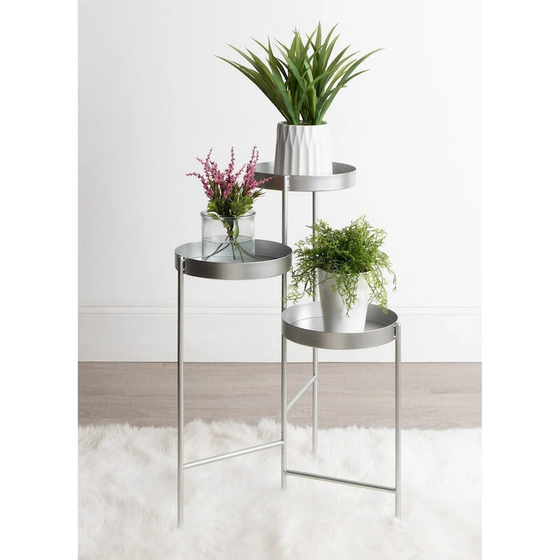 Support à plantes moderne à 3 niveaux - 16x21x30